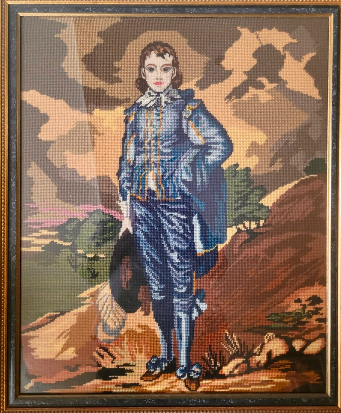 The Blue Boy – Classic Needlepoint Tapestry