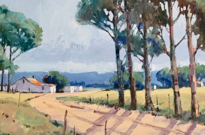 Golden Country Path - by John Smith