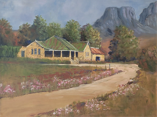 House of Stone – Original Painting by Di Lamble – Fine Arts 4ALL