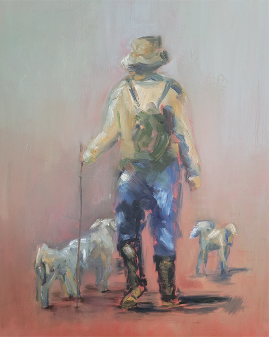 Homeward Bound – The Shepherd's Journey – Original Artwork by Di Lamble – Fine Arts 4ALL