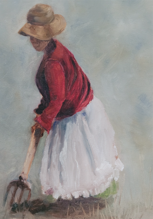 Fields of Labour – A Tribute to the Working Spirit – Original Painting by Di Lamble – Fine Arts 4ALL