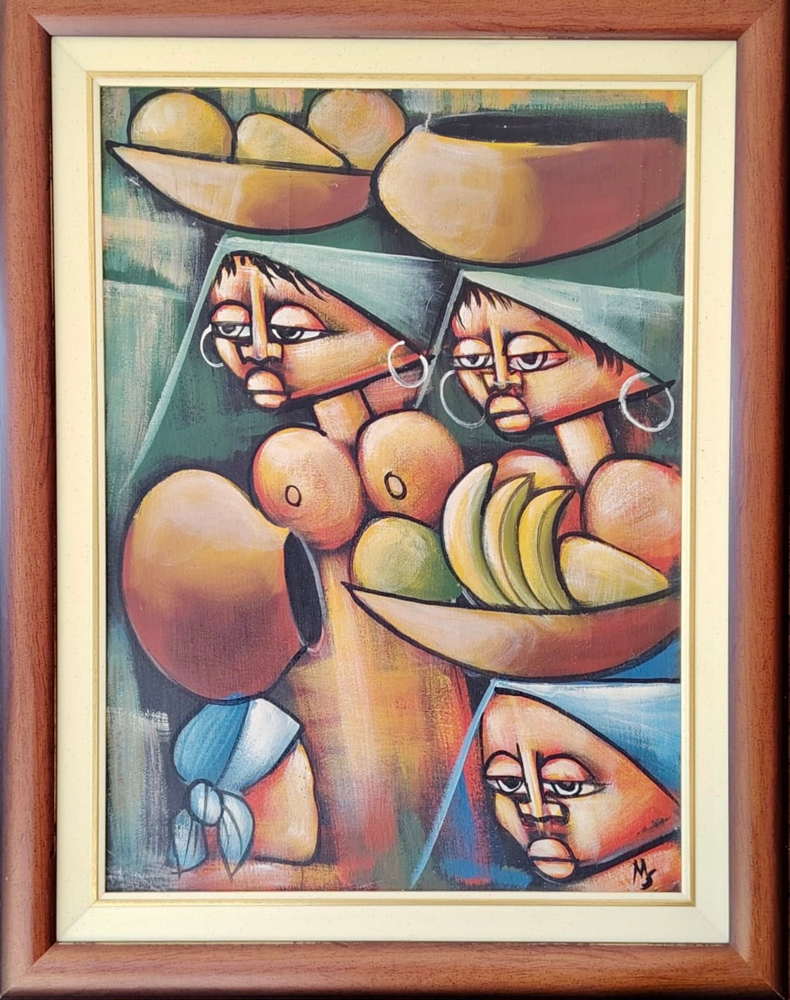 Market Bearers – Women with Fruit and Pots