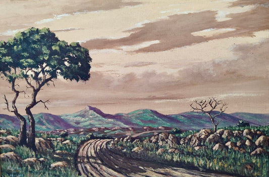Winding Road to the Mountains – African Landscape