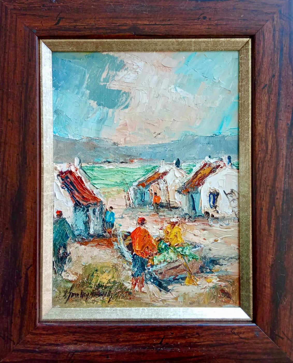 Coastal Village Life - Vibrant South African Beach Settlement
