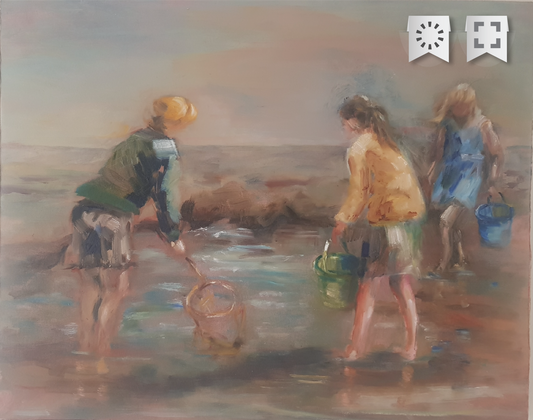 What’s in this Rock Pool? – Original Painting by Di Lamble – Fine Arts 4ALL